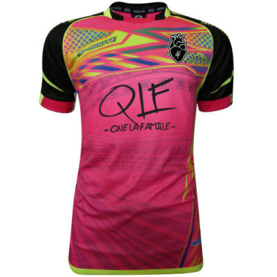 Maillots Thailande Mm Maillots Qlf Full Sponsor Rose Maillotsthailand