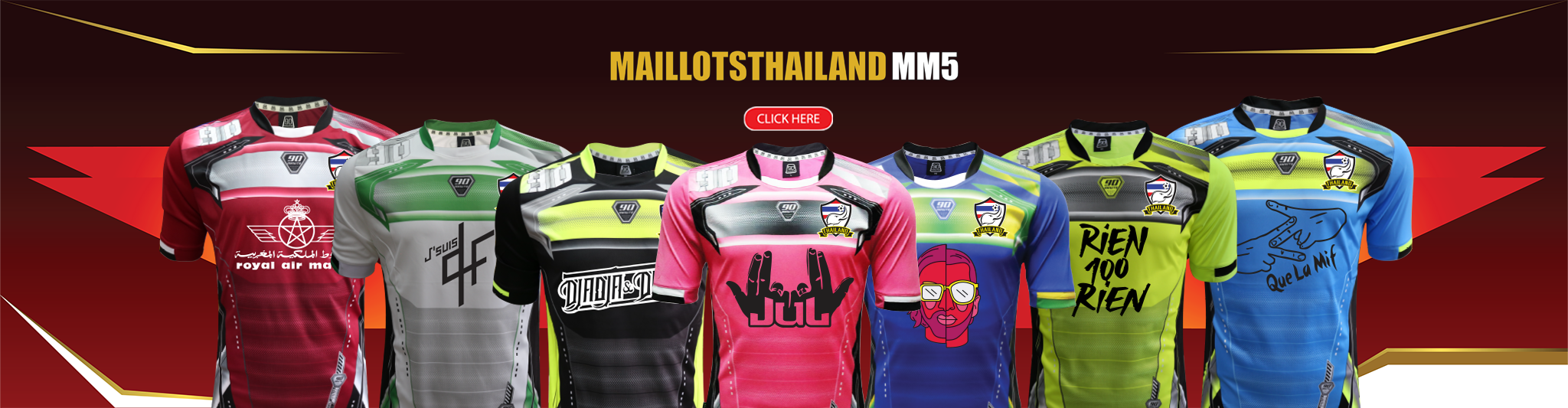 Maillots thailande 90Minute MM5