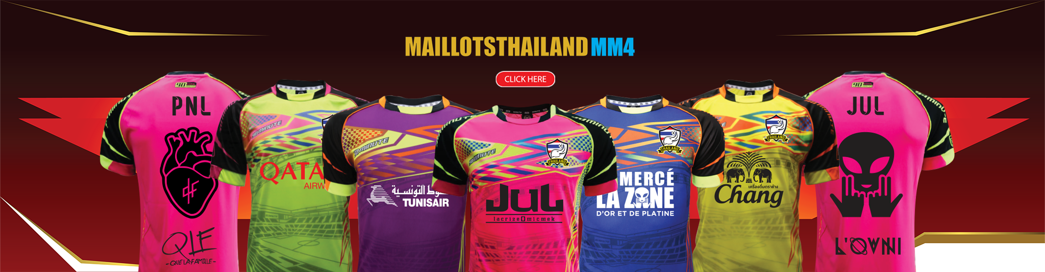 Maillots thailande 90Minute MM4