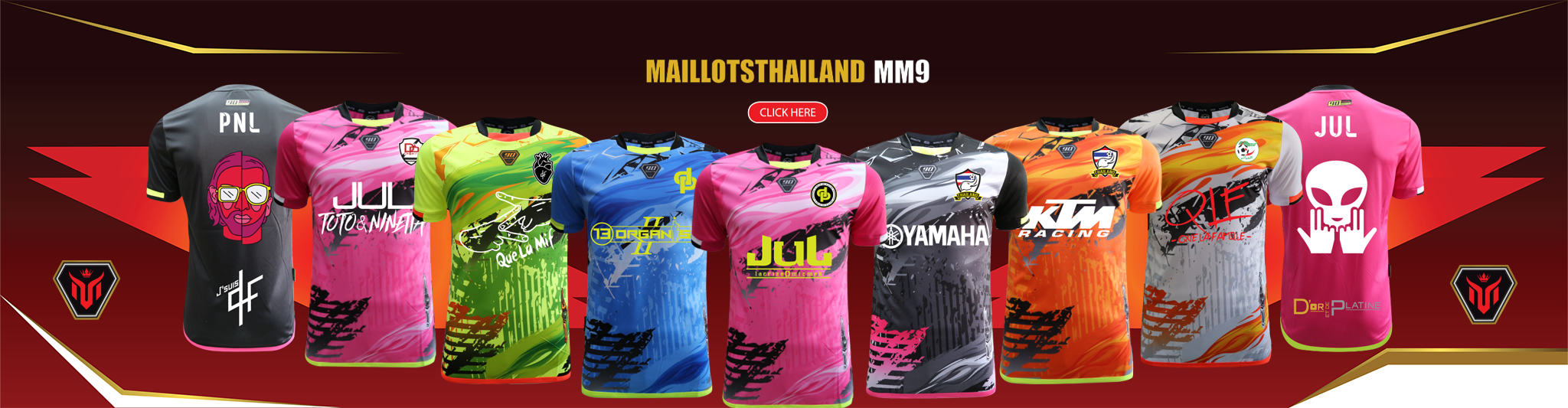 Maillots thailande 90Minute