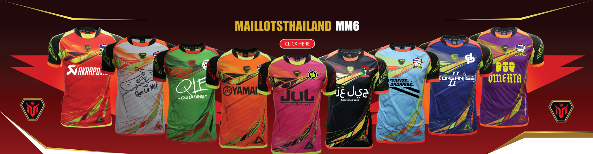 Maillots thailande 90Minute