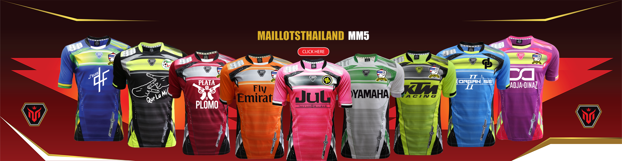 Maillots thailande 90Minute