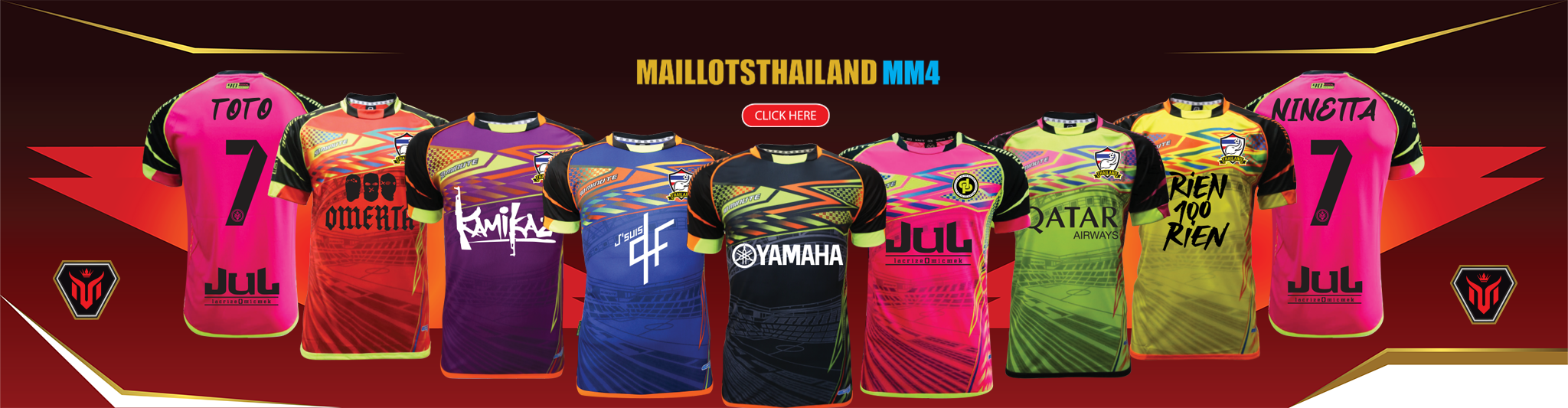 Maillots thailande 90Minute