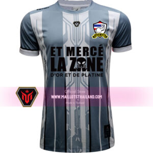 Maillots thailande MLT Maillots ET MERCE LA ZONE (Silver white)
