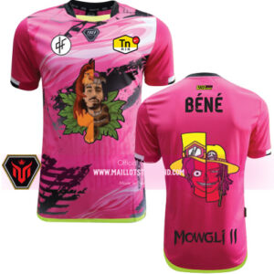 Maillots thailande 90Minute MM9 Maillots BENE Full Sponsor (Rose)