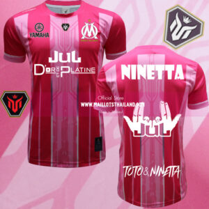 Maillots thailande NINETTA JUL D'or et de Platine Special edition (Rose)