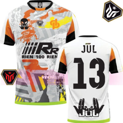 Maillots thailande 90Minute MM10 Maillots JUL #13 JL (Blanc)