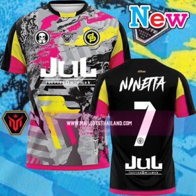 Maillots thailande 90Minutes MM10 Maillots NINETTA#7 Limited Edition (Noir)