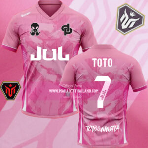 Maillots thailande Victory M2 Maillots TOTO # 7 (Rose)